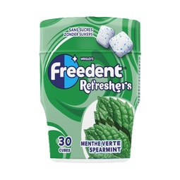 FREEDENT Refreshers Boîte Menthe verte 30 cubes image