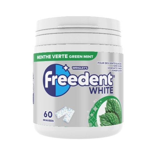FREEDENT White Boîte Menthe verte 60 dragées