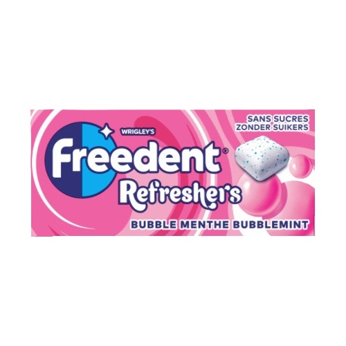 FREEDENT Refreshers Format de poche Bubble menthe 1x8 cubes