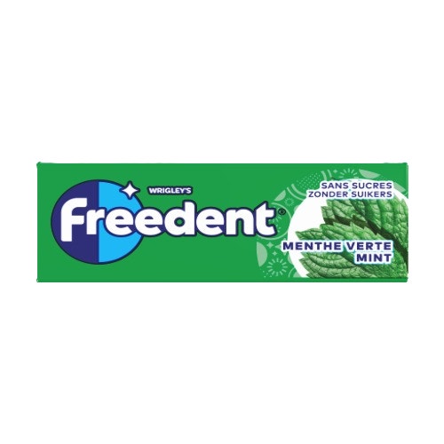 FREEDENT Classique Format de poche Menthe verte 1x10 dragées